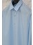 erkek Mavi Slim Fit Klasik Gömlek 3