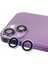 Apple iPhone 14 Ile Uyumlu Profesyonel Kamera Lens Koruma Camcov Mavi 1