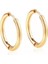 Unisex 316L Cerrahi Çelik Gold Renk Halka Küpe 1