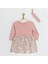 Andywawa AC22057RP Cute Leopard Bebek Elbise Takım Pink 4