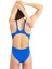 W Solid Swim Tech High Kadın Mavi Yüzücü Mayosu 2A24172 2