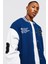 Oversize Lacivert Bomber Kolej Ceket 13 1