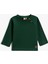 Basic Ribanalı Düğme Detaylı Sweatshirt Pamuklu 1