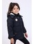 Toontoy Kız Çocuk Kapüşonlu Içi Kürklü Mont 1