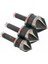 3 Hss Bıts Pah Kırma Kesici 6.35 12MM / 16MM / 19MM Yuvarlak (Yurt Dışından) 3