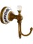 Antika Fırçalanmış Bakır Kristal ve porselen Baz Banyo Handware Banyo Havlu Raf Havlu Bar Kağıt Tutucu Sabunluk Kanca BS8005 | Kristal Kağıt Havlu Tutucu | Kristal Kristal Hooks (Yurt Dışından) 1