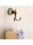 Antika Fırçalanmış Bakır Kristal ve porselen Baz Banyo Handware Banyo Havlu Raf Havlu Bar Kağıt Tutucu Sabunluk Kanca BS8005 | Kristal Kağıt Havlu Tutucu | Kristal Kristal Hooks (Yurt Dışından) 2