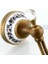 Antika Fırçalanmış Bakır Kristal ve porselen Baz Banyo Handware Banyo Havlu Raf Havlu Bar Kağıt Tutucu Sabunluk Kanca BS8005 | Kristal Kağıt Havlu Tutucu | Kristal Kristal Hooks (Yurt Dışından) 5