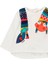 Kız Bebek Sweatshirt Pantolon Set Beyaz 3