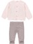 Kız Bebek Kazak Pantolon Set Pembe 2
