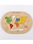 Ahşap Kıtalar Haritası Montessorie Bul Tak Puzzle 1