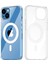 ıphone 14 Plus Uyumlu Kılıf Magsafe Wireless Kablosuz Şarj Destekli Sararmaz Şeffaf 1