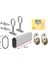 Dolap Içi Askılık Borusu Alüminyum Oval 83 cm + 2 Adet Oval Ayaklı Flanş + 2 Adet Oval Sabit Flanş + Montaj Vidaları Set 1