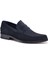 Lacivert Klasik Loafer Kösele Erkek Ayakkabı -12086- 2