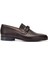 Kahverengi Klasik Loafer Kösele Erkek Ayakkabı -7164- 1
