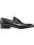 Siyah Klasik Loafer Kösele Erkek Ayakkabı -10940- 1