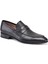 Siyah Klasik Loafer Kösele Erkek Ayakkabı -10940- 2