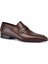 Kahverengi Klasik Loafer Kösele Erkek Ayakkabı -7096- 2