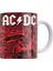 Ac/dc Çift Taraflı Baskılı Beyaz Porselen Kupa 1