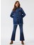 Gömlek Yaka Düz Kadın Denim Gömlek 231 Lcf 141001 Alıce 1 Denım 1