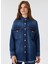Gömlek Yaka Düz Kadın Denim Gömlek 231 Lcf 141001 Alıce 1 Denım 2