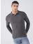Polo Yaka Düz Antrasit Erkek T-Shirt 231 Lcm 242002 Tylens 2