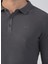 Polo Yaka Düz Antrasit Erkek T-Shirt 231 Lcm 242002 Tylens 5