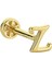 Altın Piercing -Z- Harf 14 Ayar Tragus 2