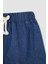 Kız Çocuk Relax Fit Esnek Belli Jean Şort T3311A622HS 5
