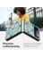 Samsung Galaxy Z Flip4 Için Deri Şok Geçirmez Koruyucu Telefon Kasası Green Spider Net Doku (Yurt Dışından) 2