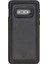 Samsung S10E Black Leather Kılıf 1