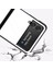 Samsung Galaxy Z Flip 4 Düz Renk Degrade Temperli Cam Koruma Cep Telefonu Kılıfı Kapağı (Yurt Dışından) 4