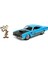 Looney Tunes Road Runner 1970 Plymouth 1:24 Ölçek Araba, Figür 7cm 1