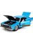 Looney Tunes Road Runner 1970 Plymouth 1:24 Ölçek Araba, Figür 7cm 4
