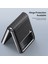 Samsung Galaxy Z Flip 4 İçin Dux Dux Ducis Bril Serisi Pu Tpu Telefon Kılıfı - Siyah (Yurt Dışından) 3