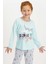 1742 Garson Boy Uzun Kollu Kız Çocuk Pijama Takımı 1
