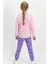 1742 Garson Boy Uzun Kollu Kız Çocuk Pijama Takımı 4