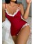 Merry See Bacak Yırtmaçlı Dantel Işlemeli Gecelik Babydoll Iç Giyim 1