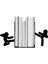 Metal Kitap Tutucu Judocu Adam Figürlü Kitap Desteği, Dekoratif Kitaplık 1