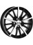 465-06 6.5X15"-4X108 ET38 67.2 Diamond Matt Black Jant (4 Adet) 1