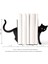 Kedi Model Kitap Tutacağı - Hediyelik, Estetik ve Dekoratif Kitap Tutucu ( 2li Set ) Siyah 5
