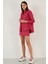 Pamuklu Oversize Tüvit Gömlek Bayan Gömlek 42190503 5