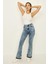 Kadın Ispanyol Paça Jeans 2