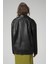 WM019 Oversize Biker Deri Kadın Mont 3