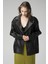 WM019 Oversize Biker Deri Kadın Mont 4
