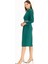 Kadın Kemerli Kruvaze Yakalı Elbise 2911061 Yeşil 4