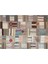Özel Patchwork Eskitme El Dokuma Halı 141 x 197 cm 6110 2