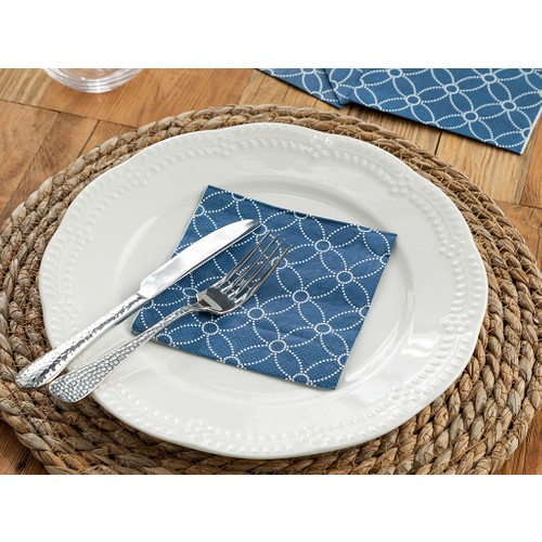 English Home Berry Branches Kağıt 20'li Kağıt Peçete 25 x 25 cm Lacivert