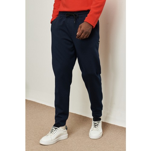 AC&Co / Altınyıldız Classics Erkek Lacivert Standart Fit Beli ve Paçası Lastikli Rahat Spor Eşofman Altı