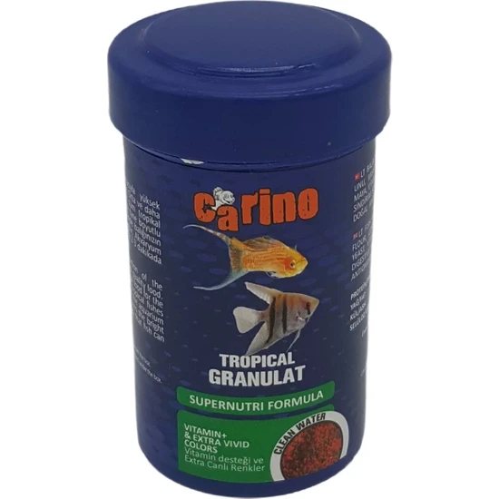 Carino Tropical Granulat Tropikal Balık Yemi 250 ml